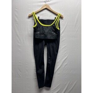 Fabletics High Waisted Leggings/sports Bra Combo Women’s Small Black